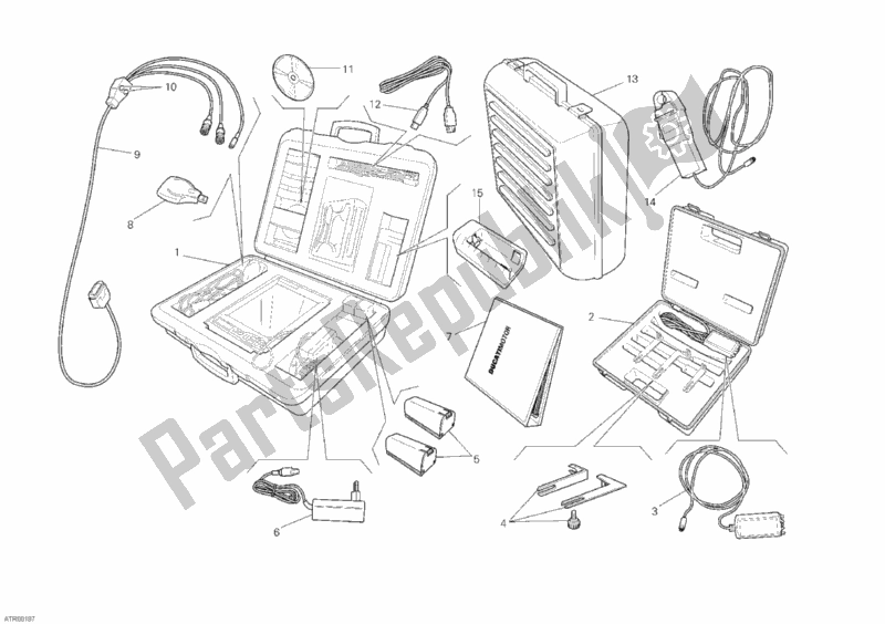 Toutes les pièces pour le Vérifier L'instrument Dds du Ducati Monster 1100 S ABS 2010